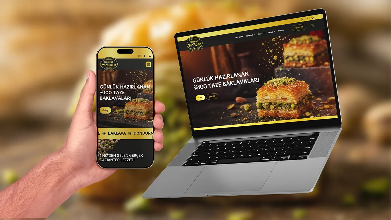 Gaziantepli Baklavacı Yörükoğlu’nun Web Sitesi Yenilendi