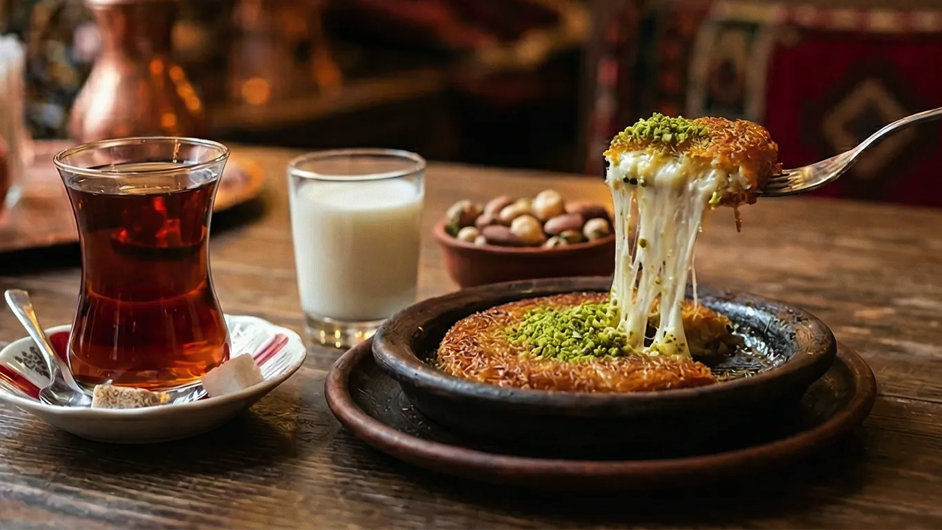 Yörükoğlu Şube 3’te Künefe Keyfi: Çay, Süt ve Çerez İkramıyla